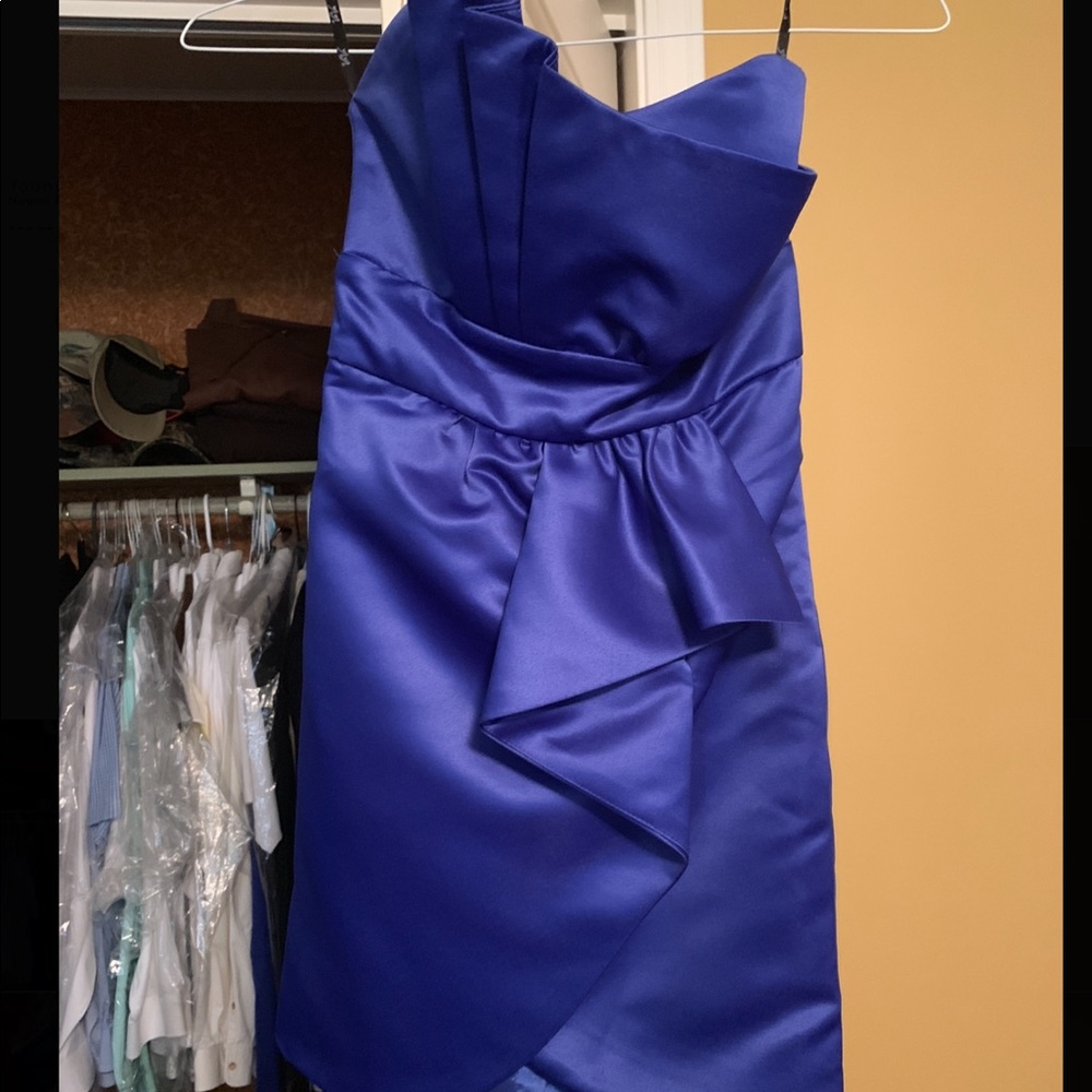 Blue cocktail dress